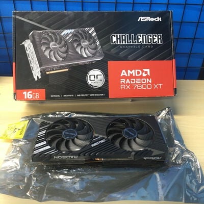 【博多店】中古  ASRock RX7800XT CL 16GO(RX7800XT Challenger OC) 3310005848 