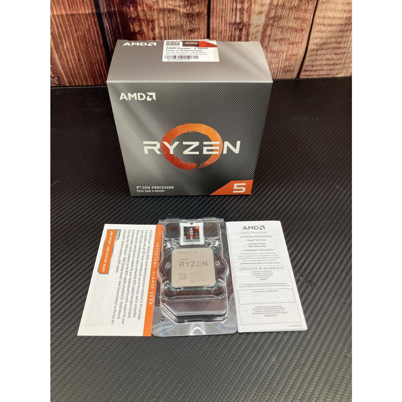 中古 AMD Ryzen 5 3600 (AM4/3.6/35M/C6/T12/65W) 140027 （328941