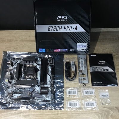 【松山環状枝松店】中古  ASRock B760M PRO-A(B760 1700 ATX DDR4) 3480038265 