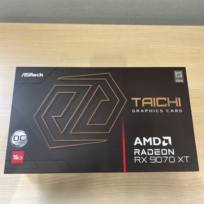 【静岡東瀬名店】中古  ASRock RX9070XT TC 16GO Taichi 16GB OC (RX9070XT 16G) 176935