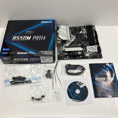 【仙台店】中古  ASRock B550 Pro4 (B550 AM4 ATX DDR4) 142935 