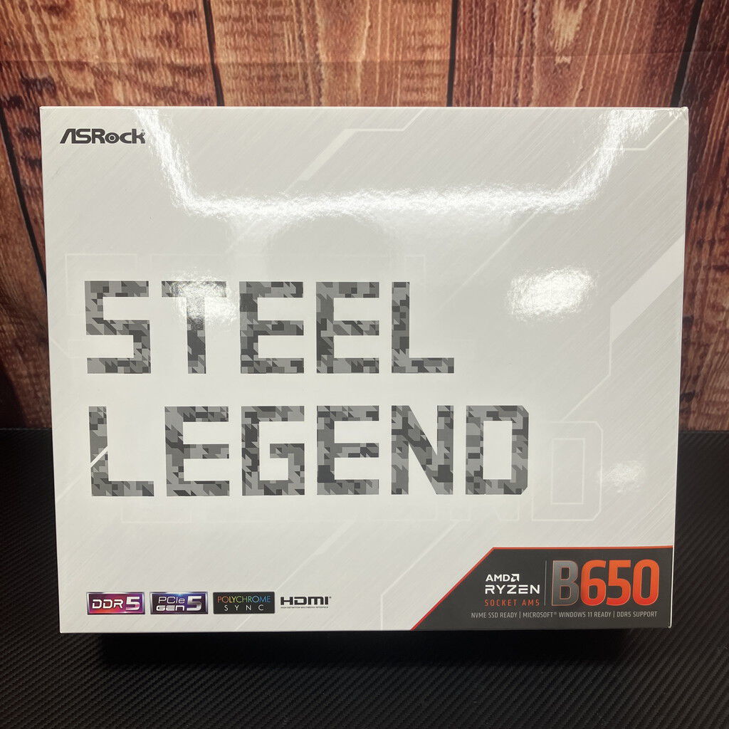 中古 ASRock B650 Steel Legend WiFi (B650 AM5 ATX) 5070001908