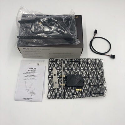 【福井日之出店】中古  ASUS PCE-BE92BT (11be 無線LAN子機 PCIe) 5200000448 