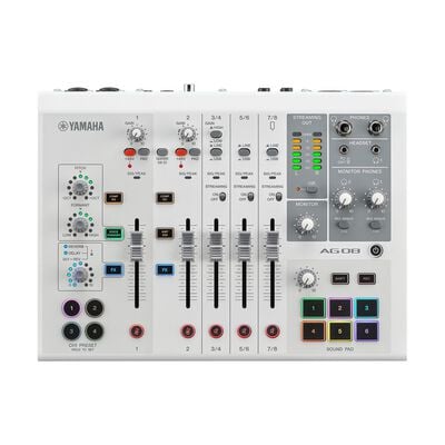 YAMAHA  AG08W (Live Streaming Mixer ホワイト) 