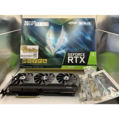 【仙台店】中古  ZOTAC GAMING GeForce RTX 3080 AMP Holo ZT-A30800F-10P（10GB PCI-E） 3240011242 