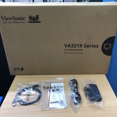 【甲府飯田店】中古  Viewsonic VA3219-4K-MHD-7(31.5"W 2H2DP IPS 4K HDR) 4720001882 