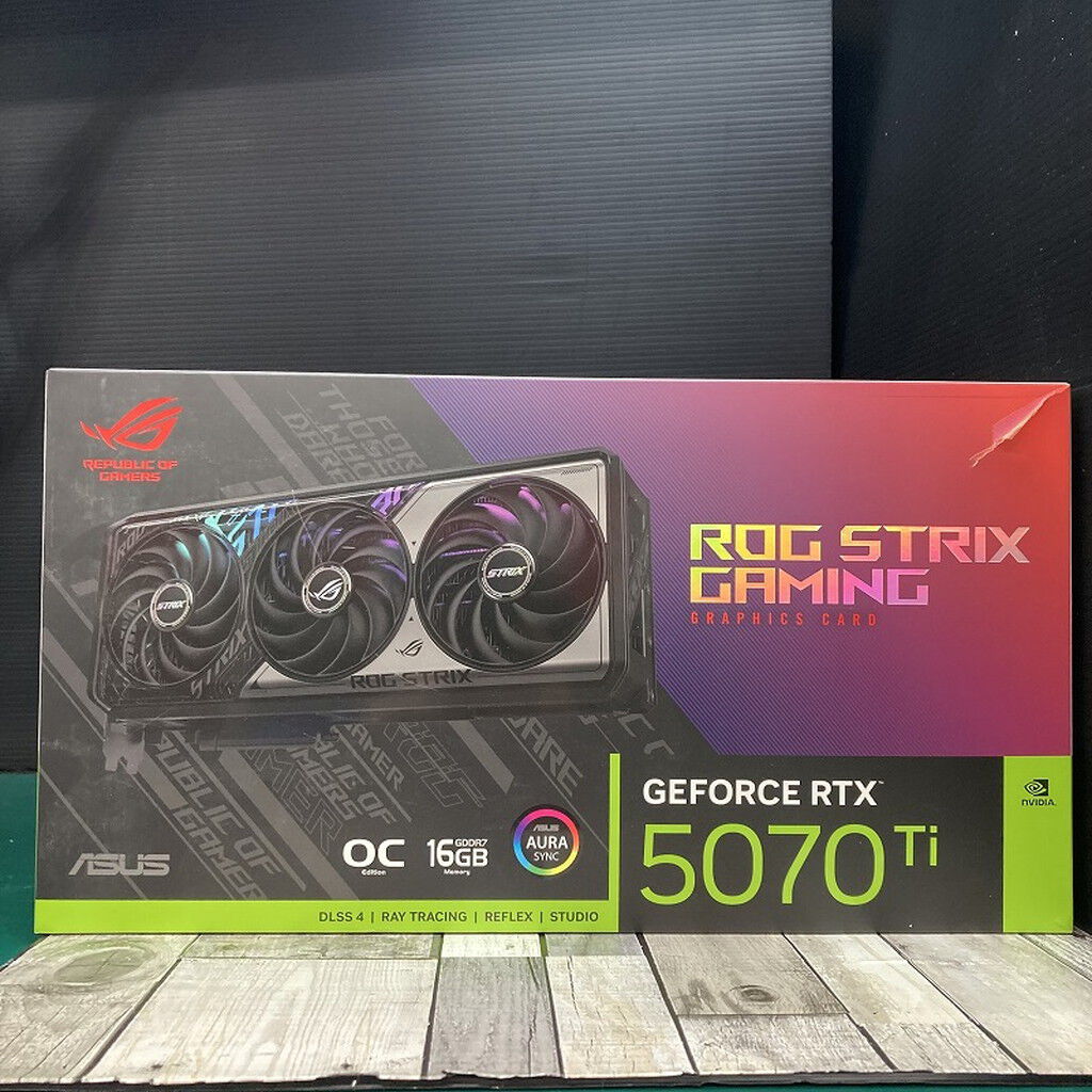 中古 ASUS ROG-STRIX-RTX5070TI-O16G-GAMING(RTX5070Ti 16GB) 188924