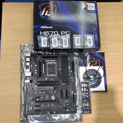 【甲府飯田店】中古  ASRock H670 PG Riptide (H670 1700 ATX DDR4) 150371 