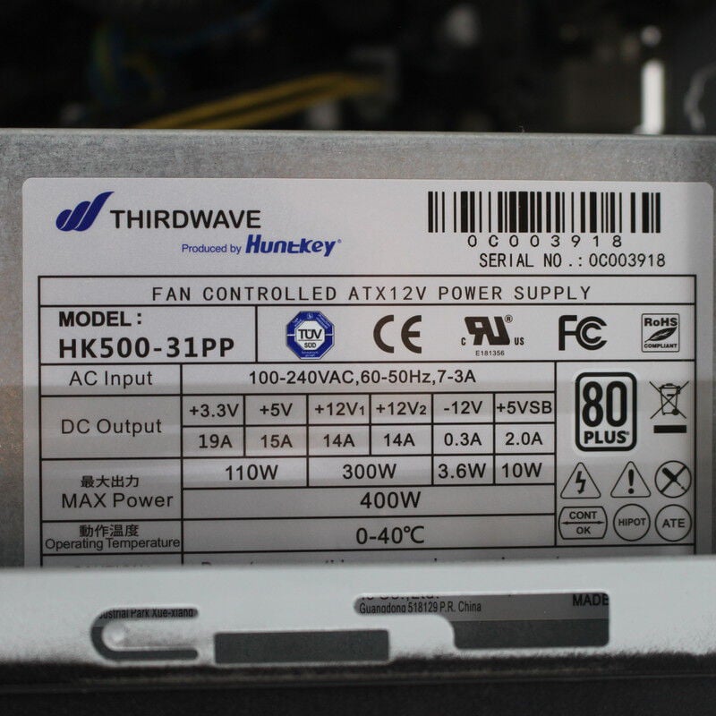 中古 THIRDWAVE Magnate EM041(Intel Core i5 9400/16GB DDR4 (PC4
