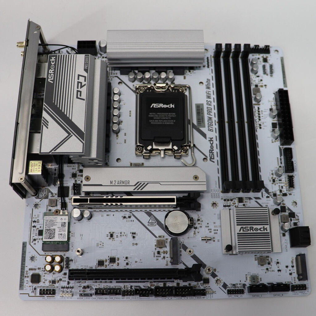 中古 ASRock B760M Pro RS WiFi White (B760 1700 mATX DDR5