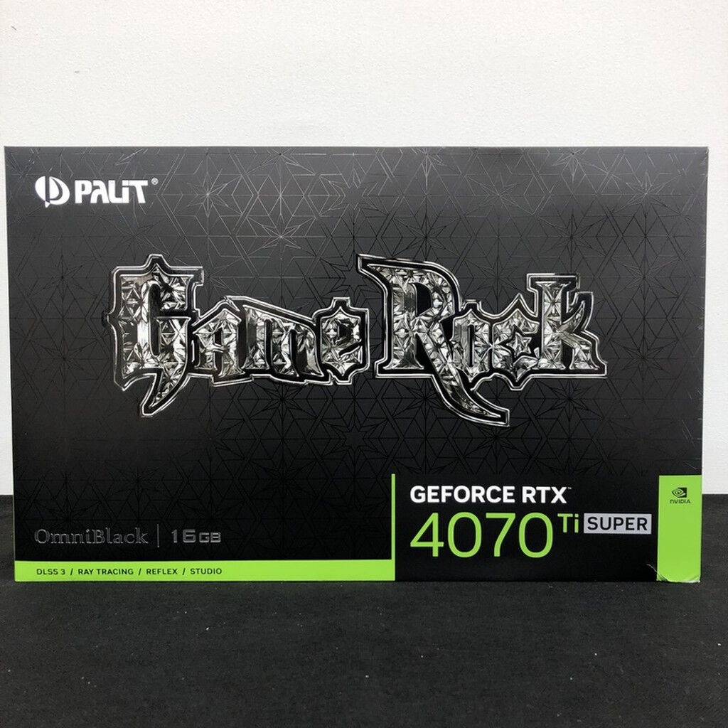 中古 Palit NED47TS019T2-1020Q (GeForce RTX 4070 Ti SUPER GameRock