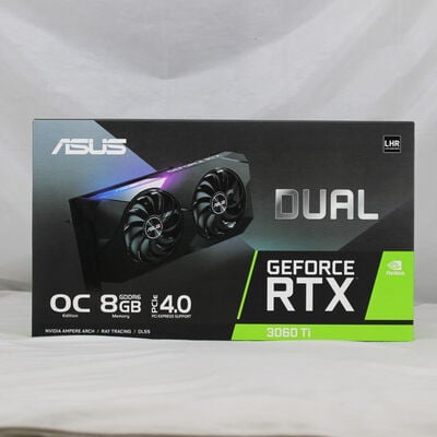 【通販センター】中古  ASUS DUAL-RTX3060TI-O8G-V2（RTX3060Ti 8GB） 3480035607 