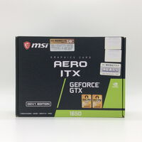中古  MSI GeForce GTX 1650 D6 AERO ITX OCV1 (GTX1650 4GB) 167817 