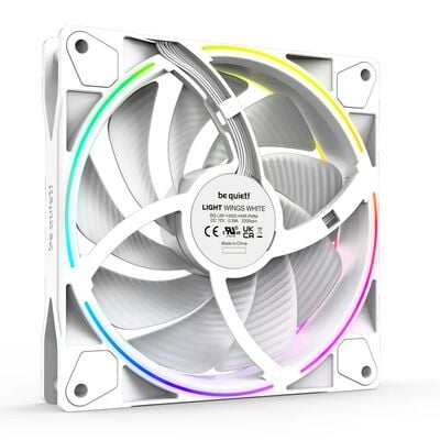 be quiet!  LIGHT WINGS 140mm PWM HS 3-Pack White BL103 (140mm ホワイト 3個パック) 