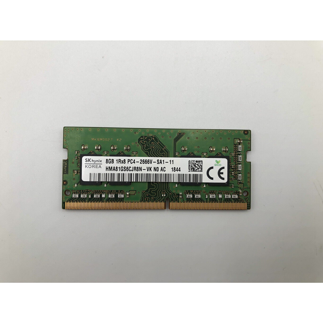 中古 SKhynix HMA81GS6CJR8N_VK DDR4-2666(PC4-21300 8Gノート用