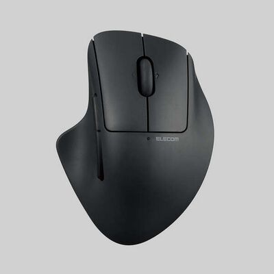 エレコム  M-SH30DBSKBK (無線抗菌静音マウス&ldquo;SHELLPHA&rdquo;チルト機能付き7ボタン ブラック) 