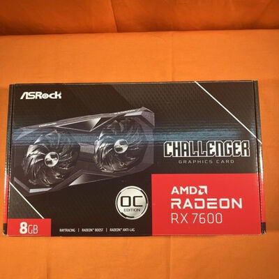 【なんば店】中古  ASRock RX7600 CL 8GO (RX7600 Challenger 8G OC) 3280021959 