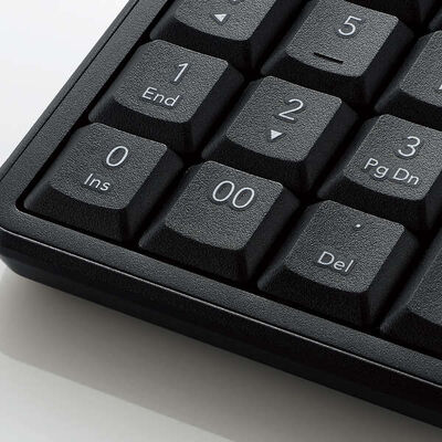 エレコム  TK-TCM021SKBK (有線静音テンキーパッド) 