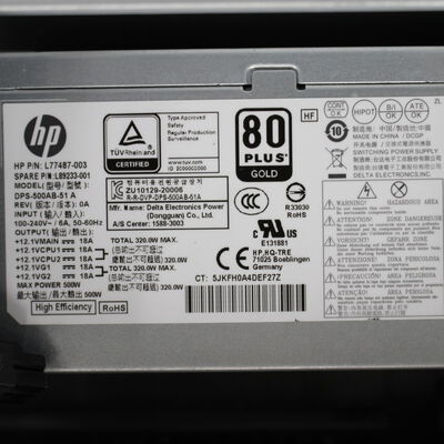 中古  HP Pavilion Gaming TG01-1154jp(Intel Core i7 10700F/16GB/SSD512GB/なし/NVIDIA GeForce RTX 2060 6GB/W11H64 MAR) 179054 