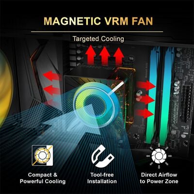 MONTECH  CyberFlow ARGB 240 Black (240mm ARGB ブラック) ドスパラ限定モデル 