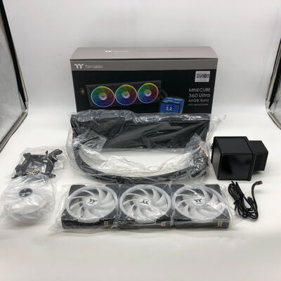 【郡山安積店】中古  Thermaltake CL-W481-PL12SW-A (MINECUBE 360 Black) 4640003308 