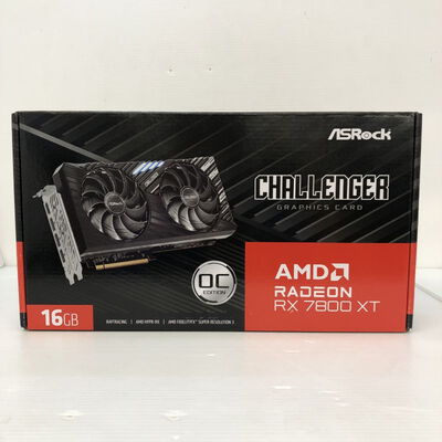 【徳島住吉店】中古  ASRock RX7800XT CL 16GO RX7800XT Challenger (RX7800XT 16GB) 5230001231 
