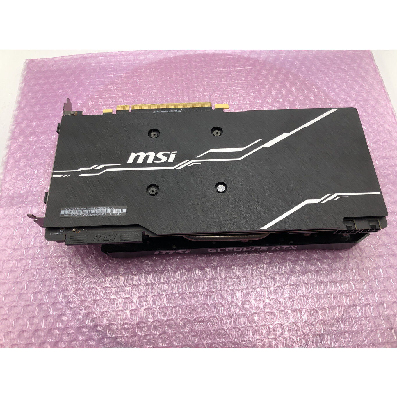 中古 MSI GeForce RTX 2080 SUPER VENTUS XS OC (RTX2080SUPER 8GB