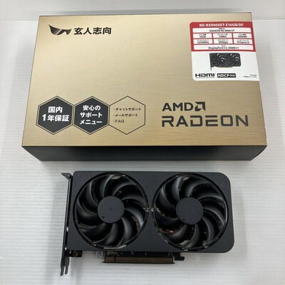 【秋葉原本店】中古  玄人志向 RD-RX9060XT-E16GB/DF (RX9060XT 16G) 179907 