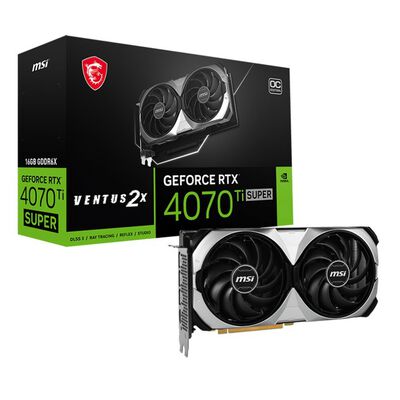 MSI  GeForce RTX 4070 Ti SUPER 16G VENTUS 2X OC (GeForce RTX 4070 Ti SUPER 16GB) 