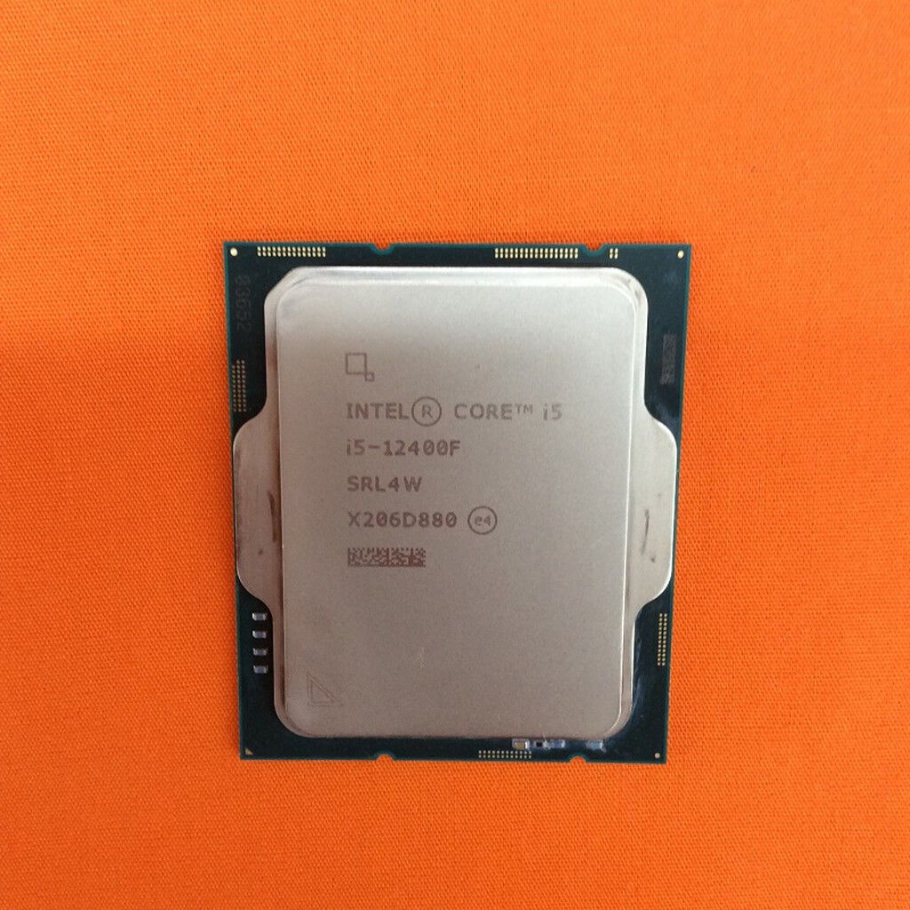 未使用 intel core i5-12400f LGA1700 Intel Core i5-12400F Processor (4.4 GHz, 6 Cores, LGA 1700