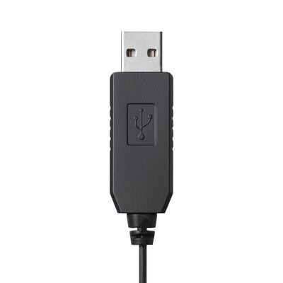 サンワサプライ  MM-HSU21BK (USBイヤホンマイク) 