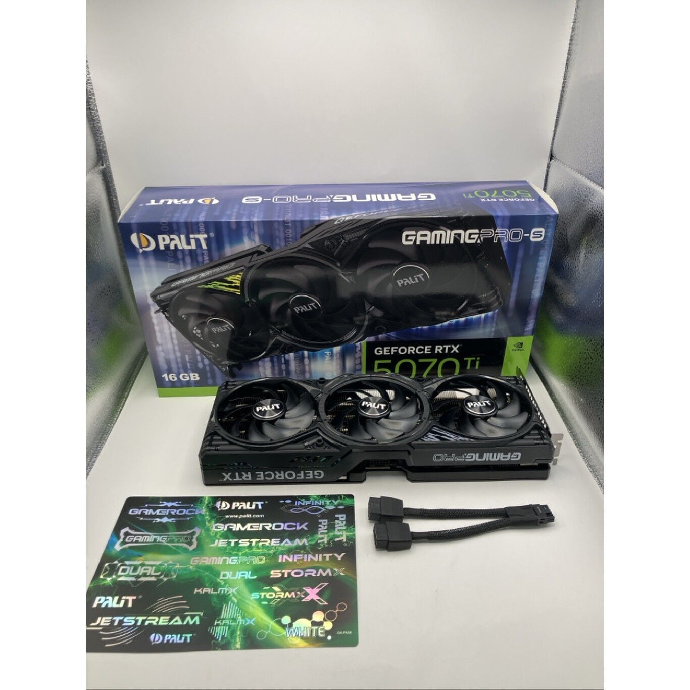 中古 Palit NE7507T019T2-GB2031U(RTX5070Ti 16GB GamingPro-S) 188931
