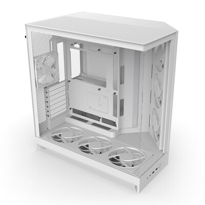 NZXT  H9 FLOW RGB+ CM-H92FW-P1 (E-ATX ガラス ホワイト) 