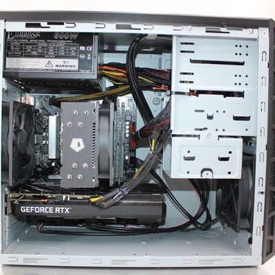 【通販センター】中古  インバースネット FRONTIER(Intel Core i5 12400F/16GB DDR4 (PC4)/SSD256GB/なし/NVIDIA GeForce RTX 3060 12GB/W11H64 MAR) 194518 
