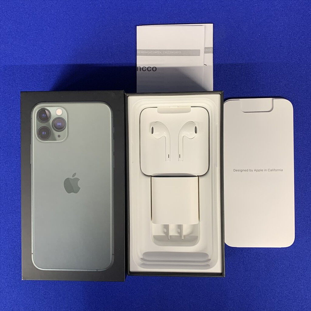 中古 Apple iPhone11 Pro 5.8インチ 64GB (ミッドナイトグリーン) 国内