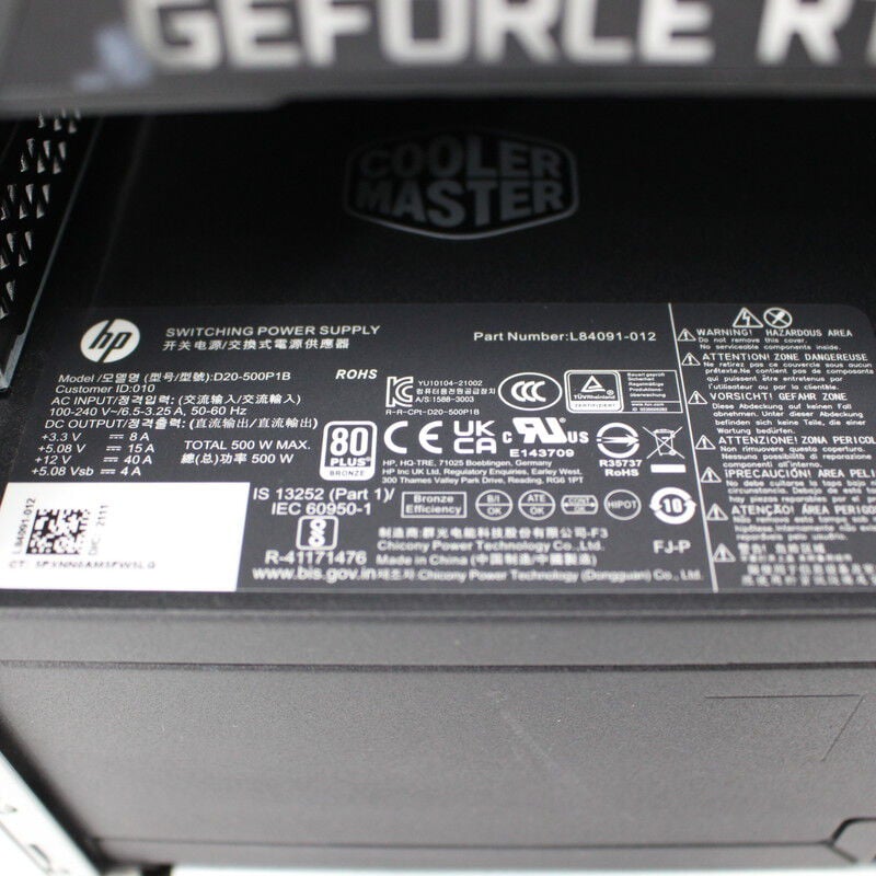中古 HP OMEN 25L GT15-0765jp(Intel Core i7 12700F/16GB DDR4 (PC4