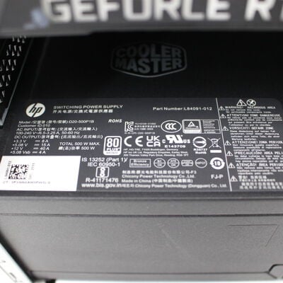 【通販センター】中古  HP OMEN 25L GT15-0765jp(Intel Core i7 12700F/16GB DDR4 (PC4)/SSD1TB/なし/NVIDIA GeForce RTX 3060 Ti 8GB/W11H64 MAR) 192601 