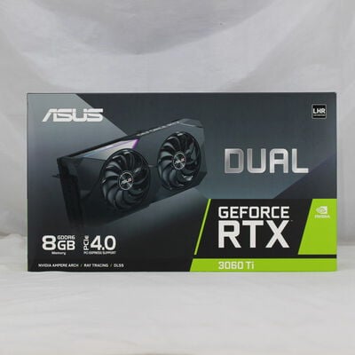 中古  ASUS DUAL-RTX3060TI-8G-V2（RTX 3060 Ti 8GB） 3480033430 