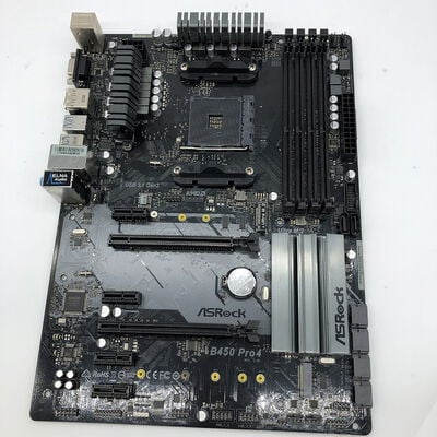 【宇都宮鶴田店】中古  ASRock B450 Pro4 (B450 AM4 ATX DDR4) 137906 