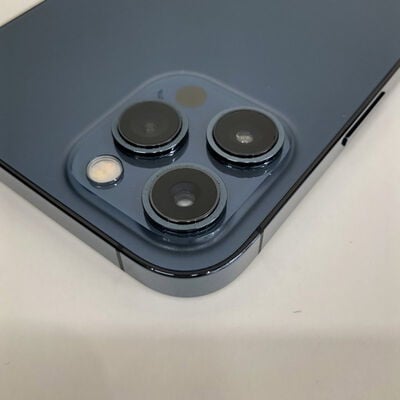 【津ラッツ店】中古  【SoftBank】Apple iPhone12 Pro Max 6.7インチ 256GB (パシフィックブルー)  MGD23J/A 144104 