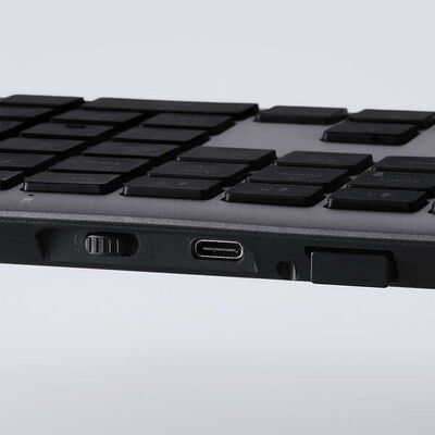 エレコム  TK-PN10FMPBK (Precisionist USB無線/Bluetooth薄型フルキーボード ブラック) 