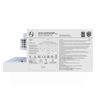 Lian-Li  EDGE Platinum V2 1200W with EDGE Hub V2 White EG1200PWH (ATX1200W ホワイト) 