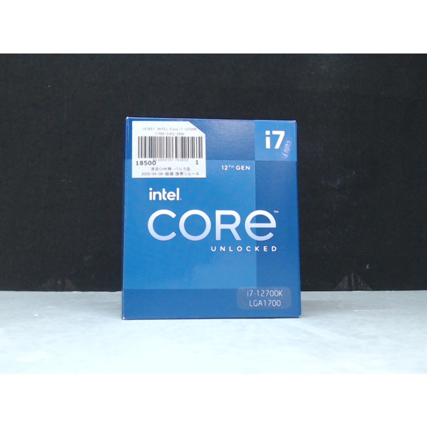 中古 INTEL Core i7 12700K (1700/3.6G/25M/C12/T20) 147857 （352807