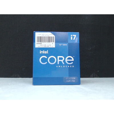 【前橋ｲﾝﾀｰｱｶﾏﾙ店】中古  INTEL Core i7 12700K (1700/3.6G/25M/C12/T20) 147857 
