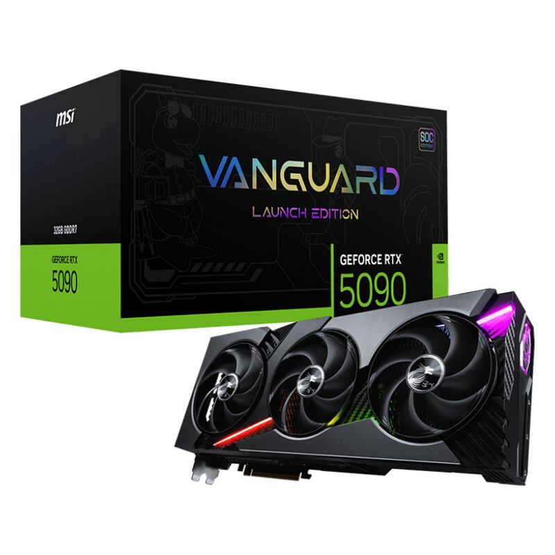 MSI GeForce RTX 5090 32G VANGUARD SOC LAUNCH EDITION (GeForce RTX