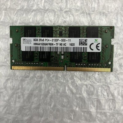 【秋葉原本店】中古  PC4-17000 8GB ノート用(DDR4-2133) 150691 