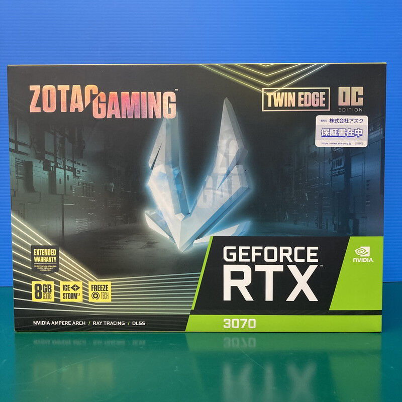 中古 ZOTAC GAMING GeForce RTX 3070 Twin Edge OC ZT-A30700H