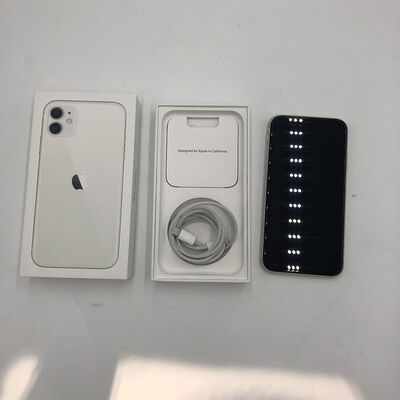 【盛岡都南店】中古  Apple iPhone11 128GB (ホワイト) 国内版SIMロックフリー MHDJ3J/A 新パッケージ版 146088 
