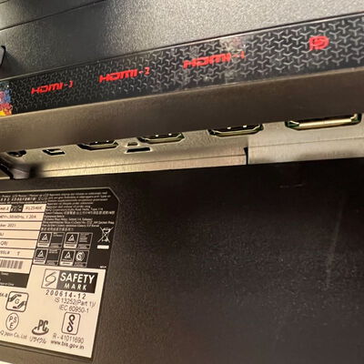 【静岡東瀬名店】中古  BenQ XL2546K (24.5"W 3H1DP 0.5ms TN 240Hz) 3120016282 