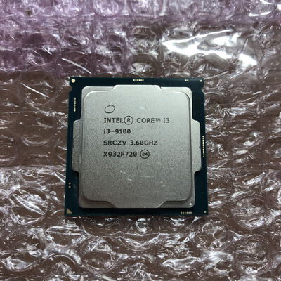 【宮崎恒久店】中古  Intel Core i3 9100 (1151/3.60GHz/6M/C4/T4) 140320 